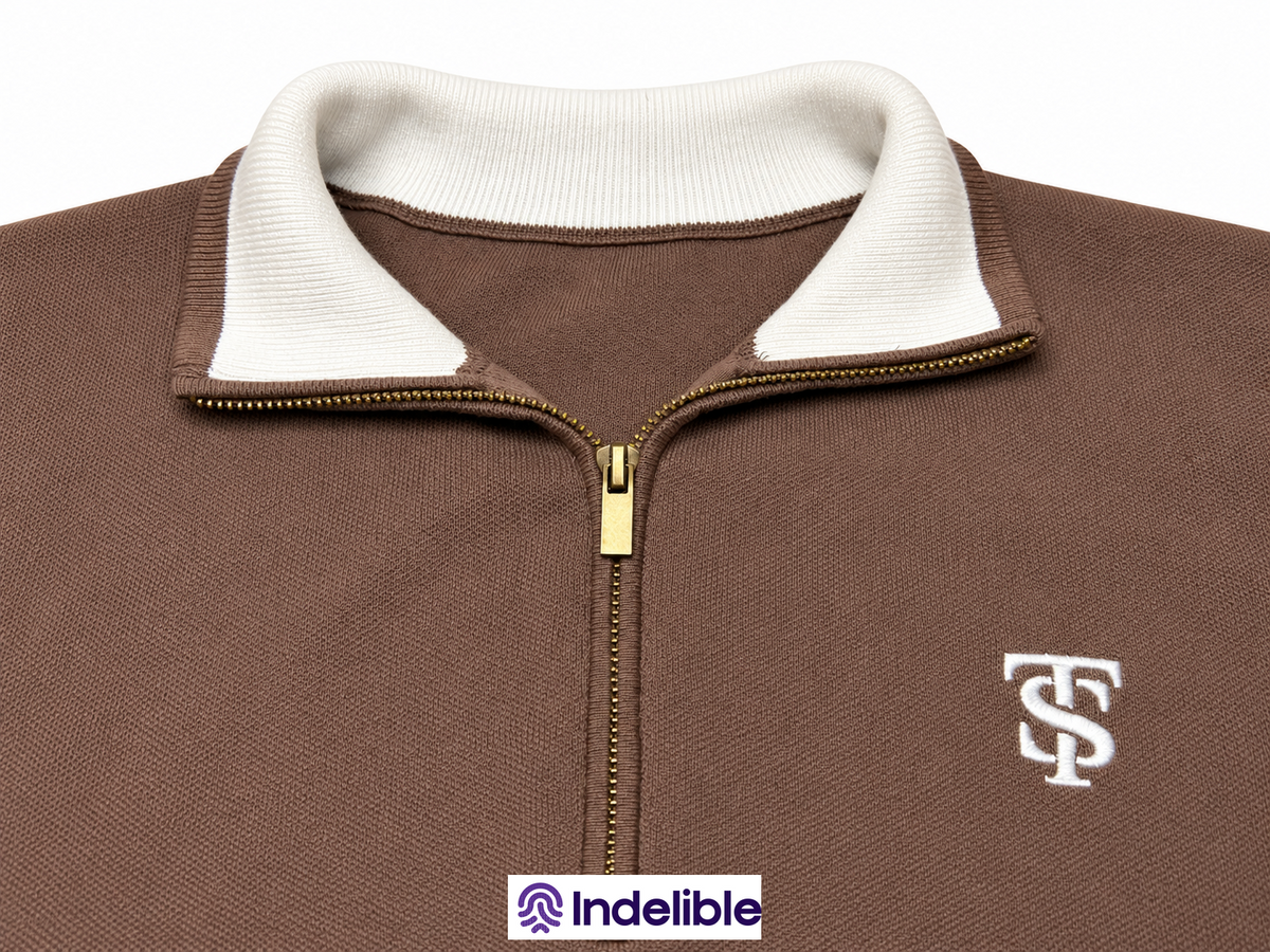 Mocha Quarterzip