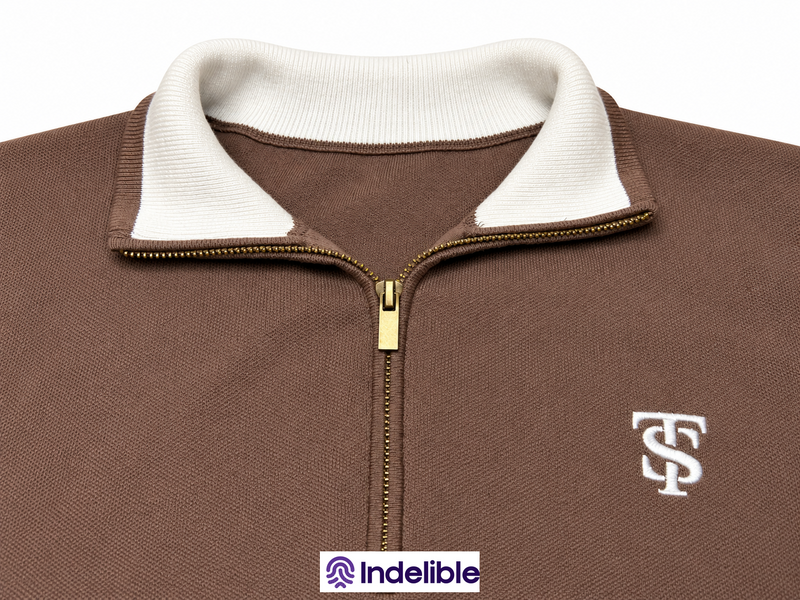 Mocha Quarterzip