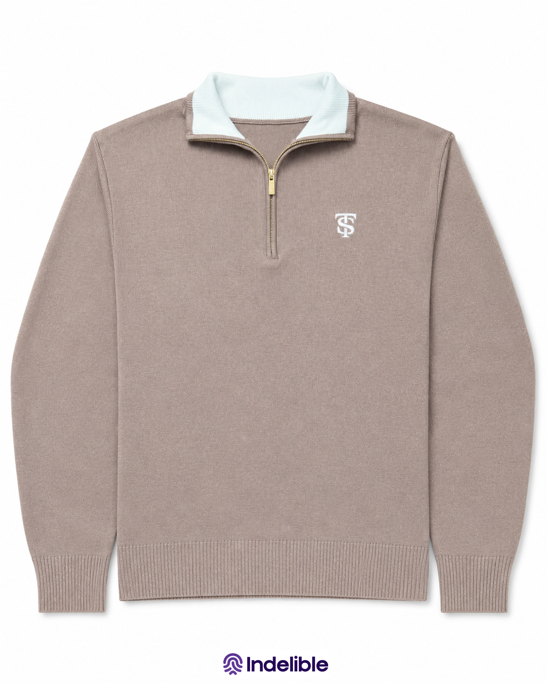 Mocha Quarterzip