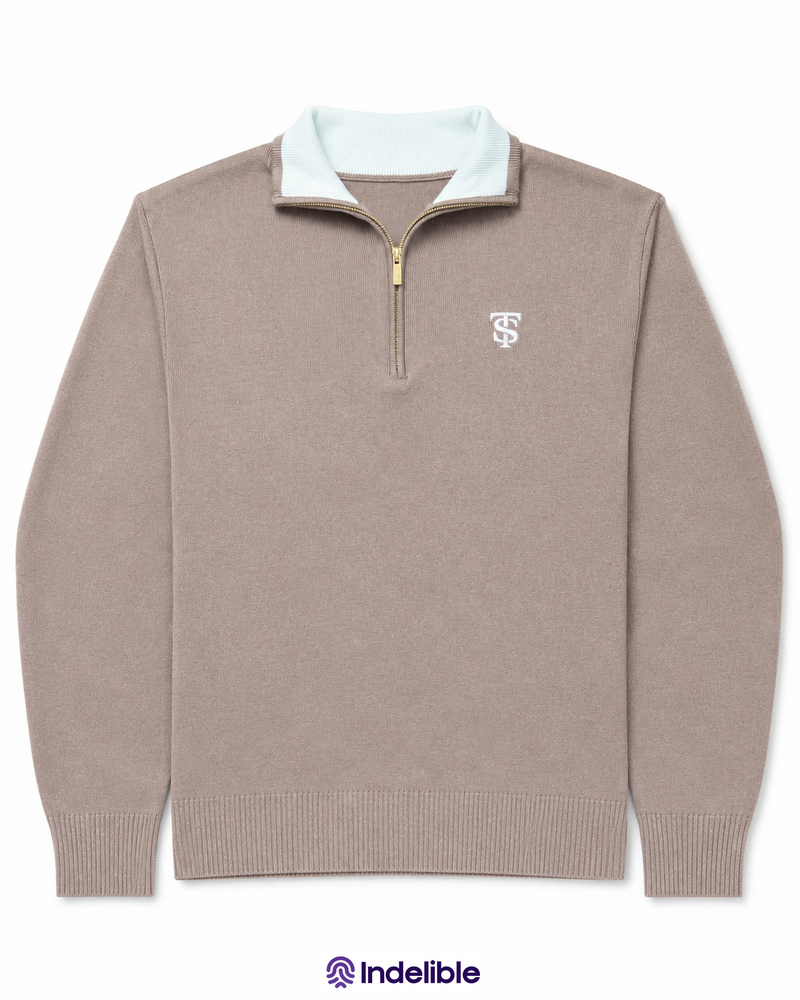 Mocha Quarterzip