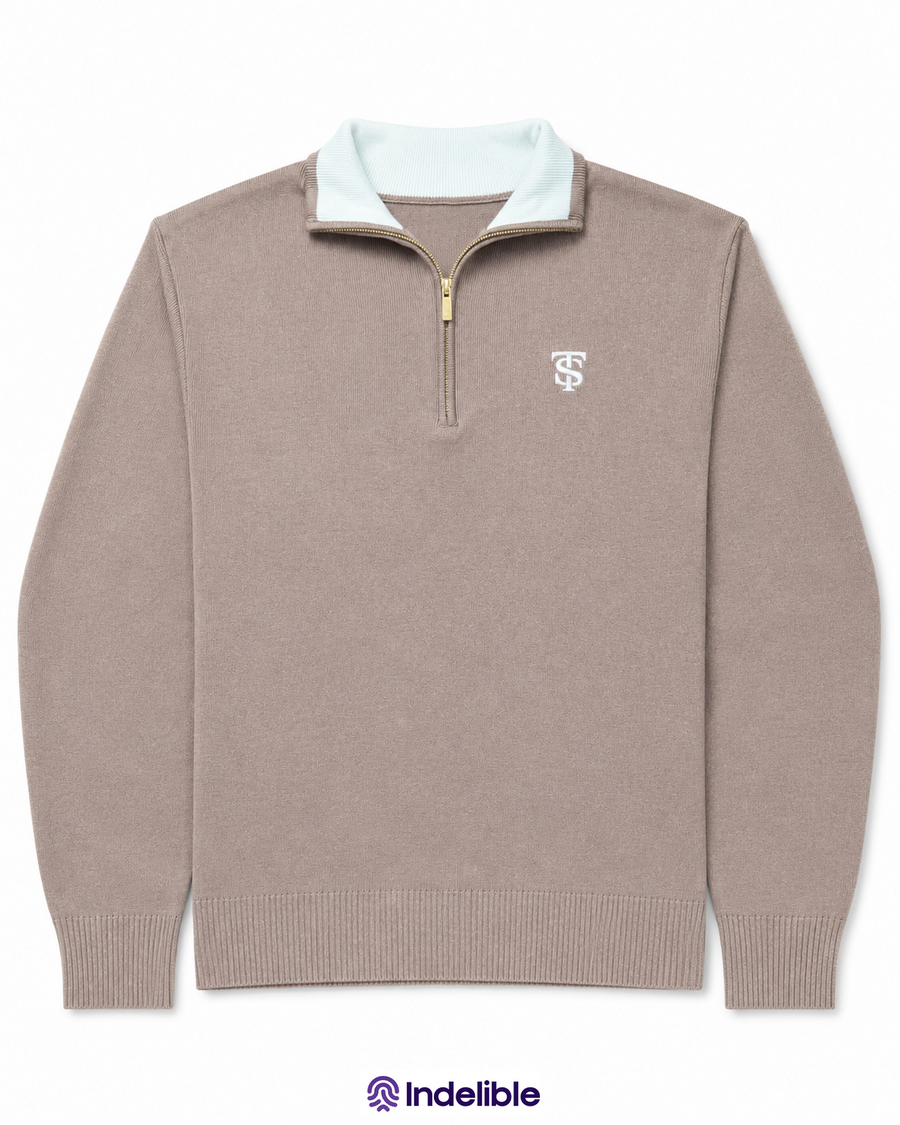 Mocha Quarterzip